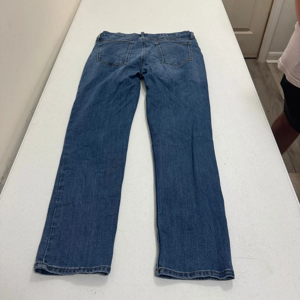 Banana Republic Traveler Slim Fit Jeans Mens 34x30 Medium Wash Blue Denim 5543